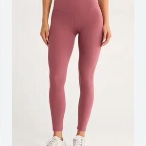 Zella Mauve High Rise Leggings S Yoga Activewear Sculpt Stretch Athleisure